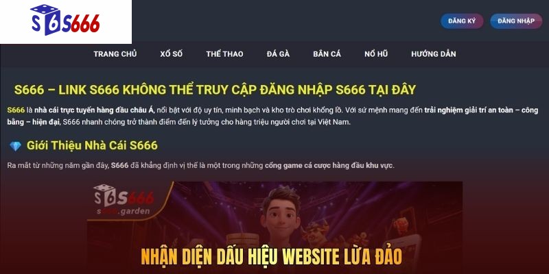 Nhận diện dấu hiệu website lừa đảo
